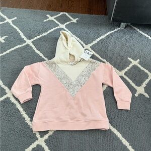 Zara Kids Sequin Colorblock Sweatshirt